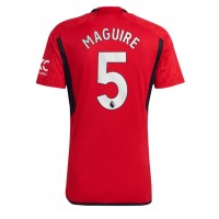 Echipament fotbal Manchester United Harry Maguire #5 Tricou Acasa 2023-24 maneca scurta